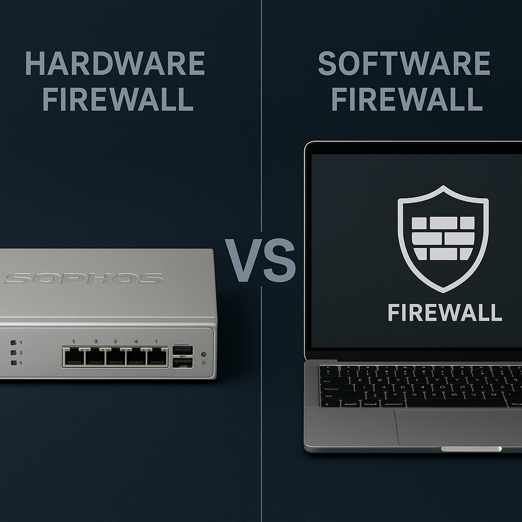 تفاوت فایروال سخت‌افزاری و نرم‌افزاری